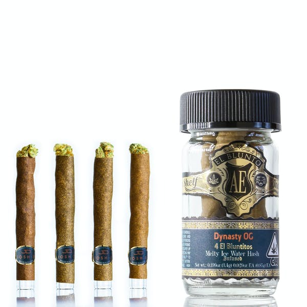 El Bluntito x Josh D - Dynasty OG w/Hash- 4 x .85G [Mini Blunt]